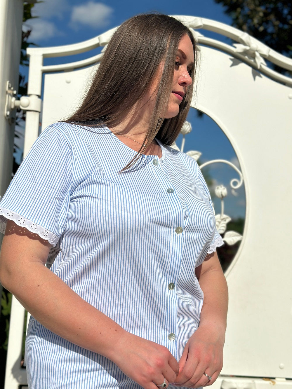 Camicia Donna Aperta Marina